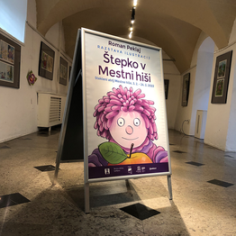 Štepko razstava, plakat
